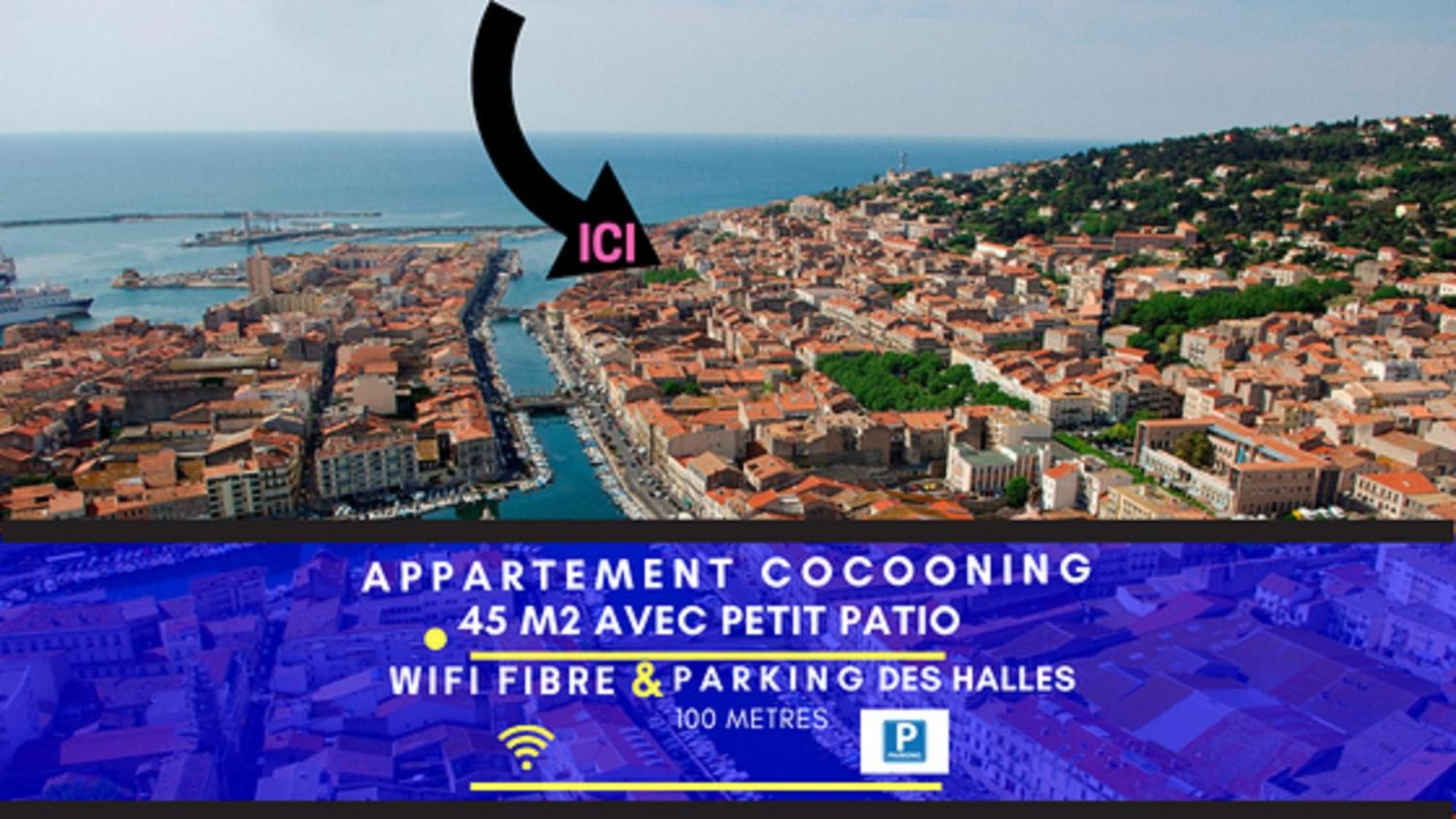 Apartament Splendide T2 Neuf Coocoonig Avec Petit Patio Sète Zewnętrze zdjęcie