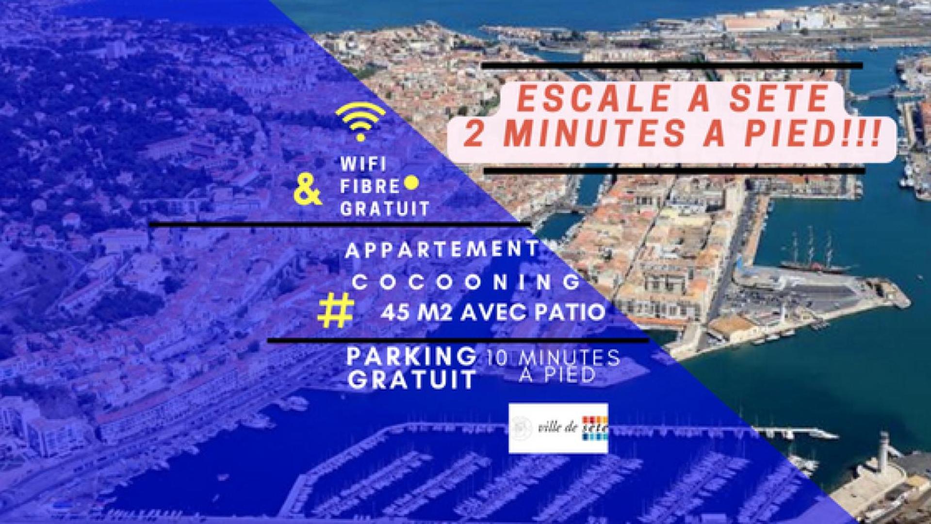Apartament Splendide T2 Neuf Coocoonig Avec Petit Patio Sète Zewnętrze zdjęcie